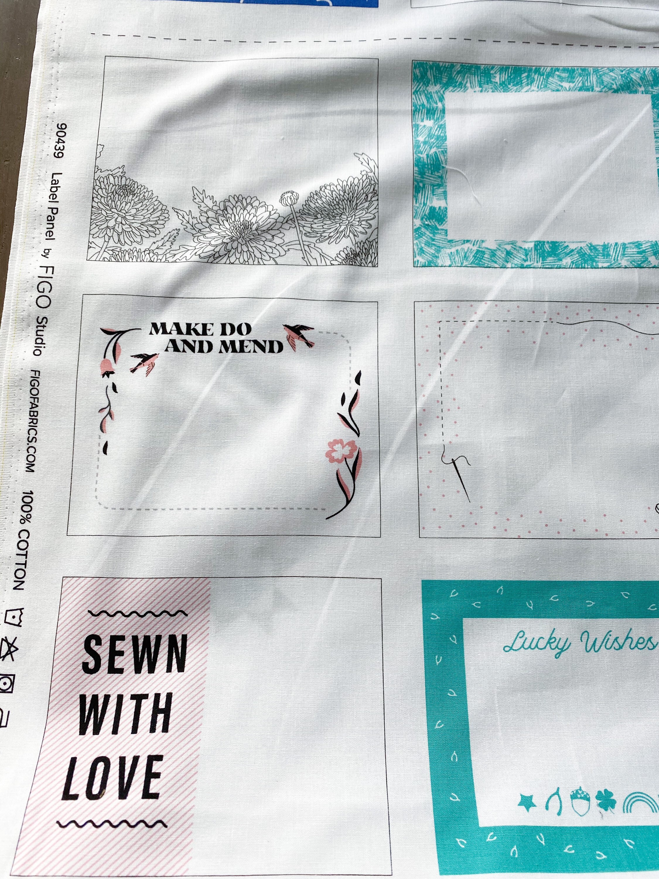 Quilt Label Panel 23 Panel FIGO Fabrics 9043910 Etsy