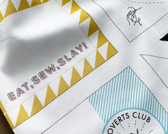 Quilt Label Panel - 23” Panel - FIGO Fabrics - 90439-10