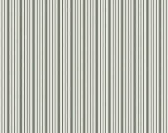 Timeless Ticking Sage - Juniper by Sharon Holland for Art Gallery Fabrics | AGF