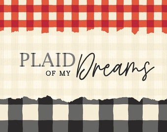 Plaid of My Dreams - Fat Quarter FQ Bundle - 8 piece - by Maureen Cracknell for Art Gallery Fabrics | AGF