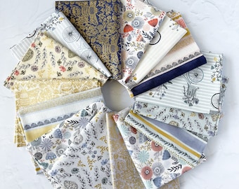 Summer in the Cotswold - 15 piece FQ Bundle - Cotton and Steel