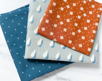 Whole Cloth Quilt Kit - Raindrops