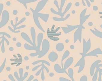 End of Bolt - 51” Flannel Boho Birds Honeymoon - Evolve - by Suzy Williams of Art Gallery Fabrics | AGF