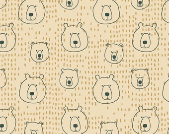 Flannel Bear Out There - Lakelife - by Jessica Swift of Art Gallery Fabrics | AGF