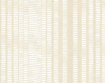 High Tide Parchment Unbleached White - By the Seaside - by Loes Van Oosten for Cotton by Cotton + Steel - 100% Cotton LV105-PA4UP