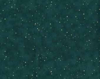 Flurries - Spruce Green Metallic - Oasis by RJR Cotton + Steel - 100% Cotton 2792-008