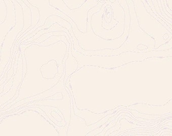 Whisper Topographical - Wildflowers by Alison Glass for Andover - A556L1