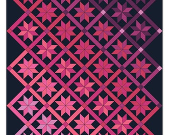 Autumn Star Quilt Kit - by Storyhill Designs - Lip Gloss