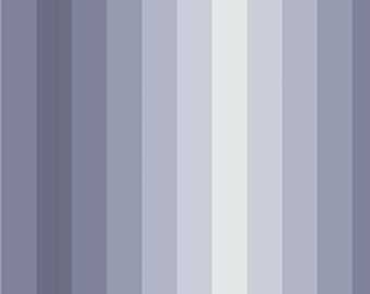 Butterscotch - FIGO Fabrics - Ombré Grey White Stripes Lines - by Dana Willard - 90185-42
