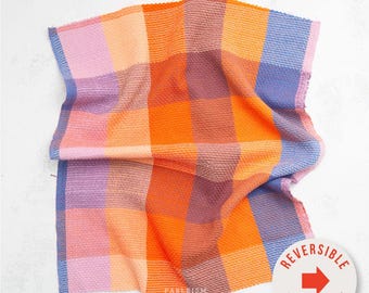 Happy Checkers in Sorbet - Waffle | Wovens | Fableism