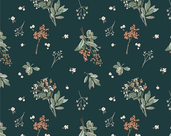 Herbage Viridian - Juniper by Sharon Holland for Art Gallery Fabrics | AGF