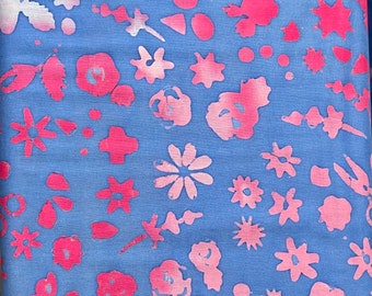 Floral - Periwinkle - Stitched by Alison Glass for Andover - AB-9045-B1