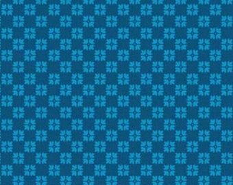 Lattice Teal - Hampton Court by FIGO Fabrics