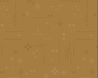End of Bolt - 33” Golden Earth Decostitch - by Art Gallery Fabrics | AGF - DSE-722