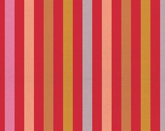 Stripe in Fruit Salad - Picnic Wovens by Suzy Quilts for Art Gallery Fabrics