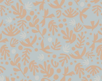 Boho Birds Glacier - Duval by Suzy Quilts for Art Gallery Fabrics | AGF