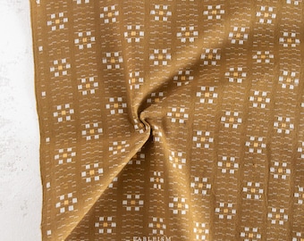 Karin Floral in Olive - Swedish Holiday by The House that Lars Built for Fableism Supply Co