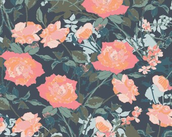 Rosemantic Trellis Dim - Picturesque by Katarina Roccella for Art Gallery Fabrics | AGF