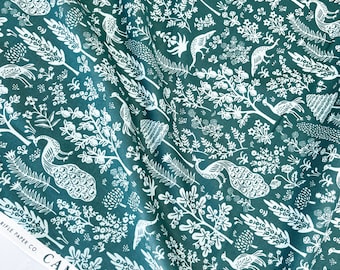 CAMONT Menagerie Silhouette - Emerald - Rifle Paper Co. by Cotton + Steel - RP708-EM6