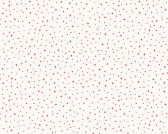 Sparkling Stars White - Peppermint - FIGO Fabrics - by Dana Willard - 90379-10