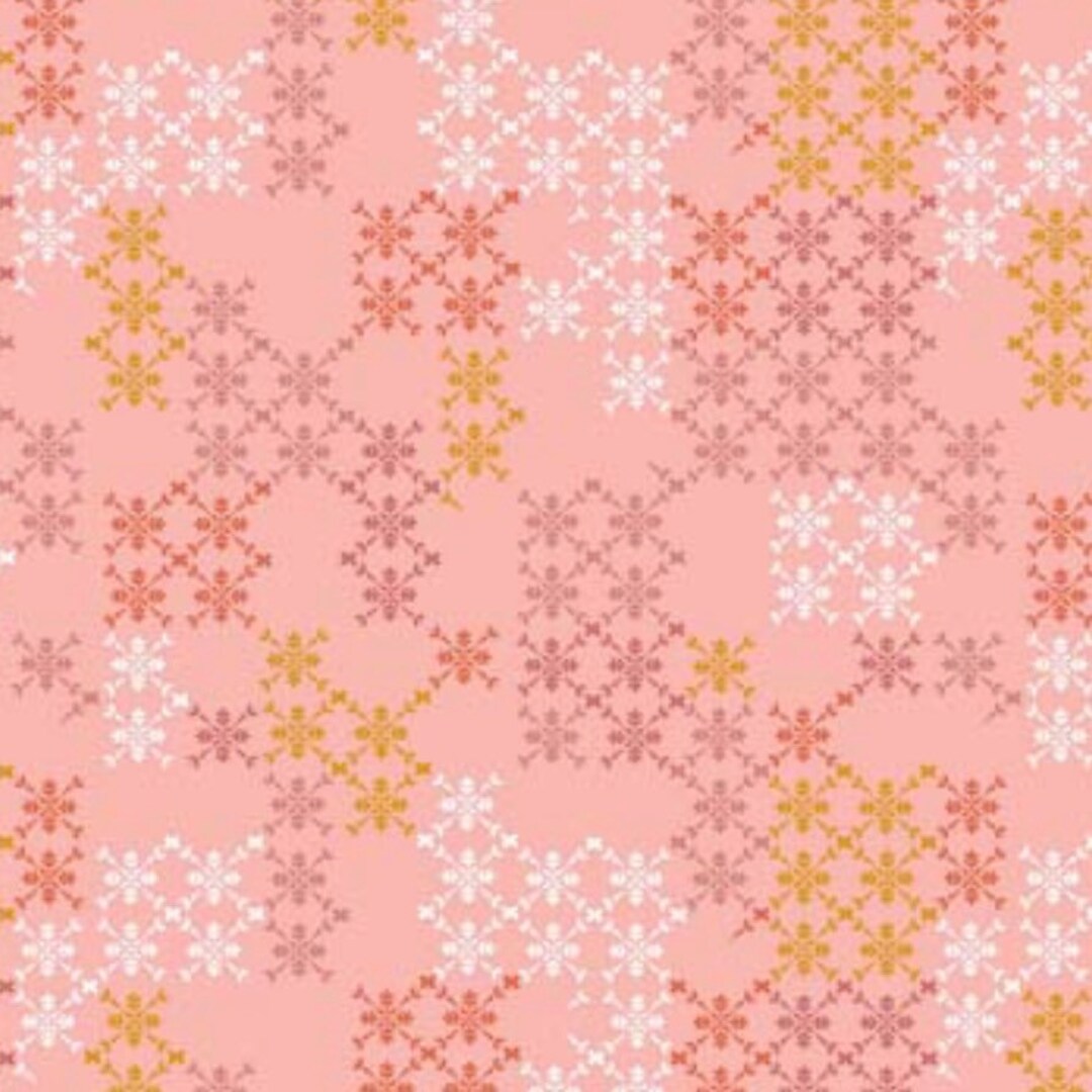 Multi Lattice Pink - Hampton Court by FIGO Fabrics - Etsy