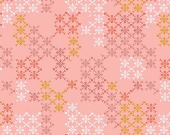 Multi Lattice Pink - Hampton Court by FIGO Fabrics
