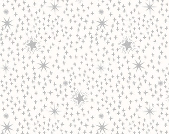 Etoile Silver Metallic - Tails From Under the Moon by Cotton + Steel - RJ3903-SI1M