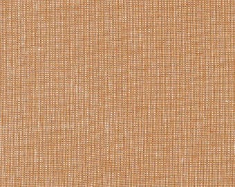 Roasted Pecan - Essex Yarn Dyed Linen - by Robert Kaufman Fabrics - E114-857