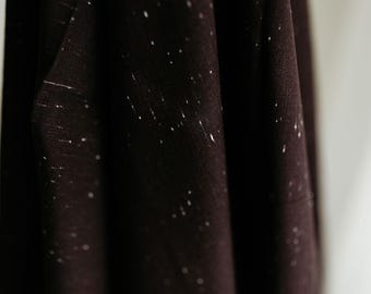 Speckled in Licorice - Picnic Wovens by Suzy Quilts for Art Gallery Fabrics
