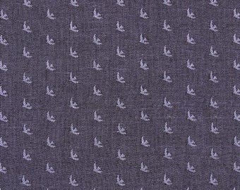 Birds in Magpie - Picnic Wovens by Suzy Quilts for Art Gallery Fabrics