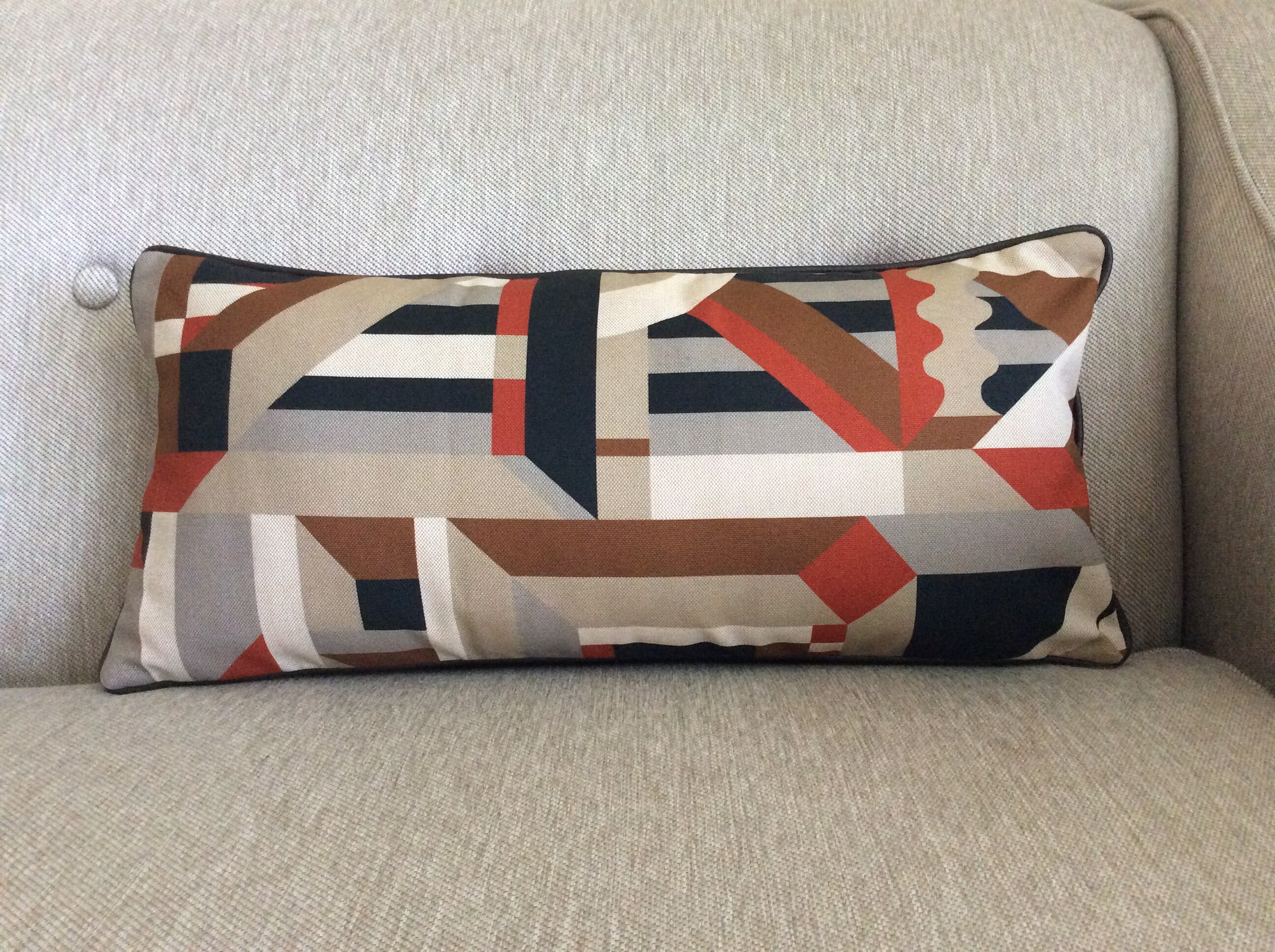 Hermes pillow H pillow Hermes fabric Hermes Luxury Etsy