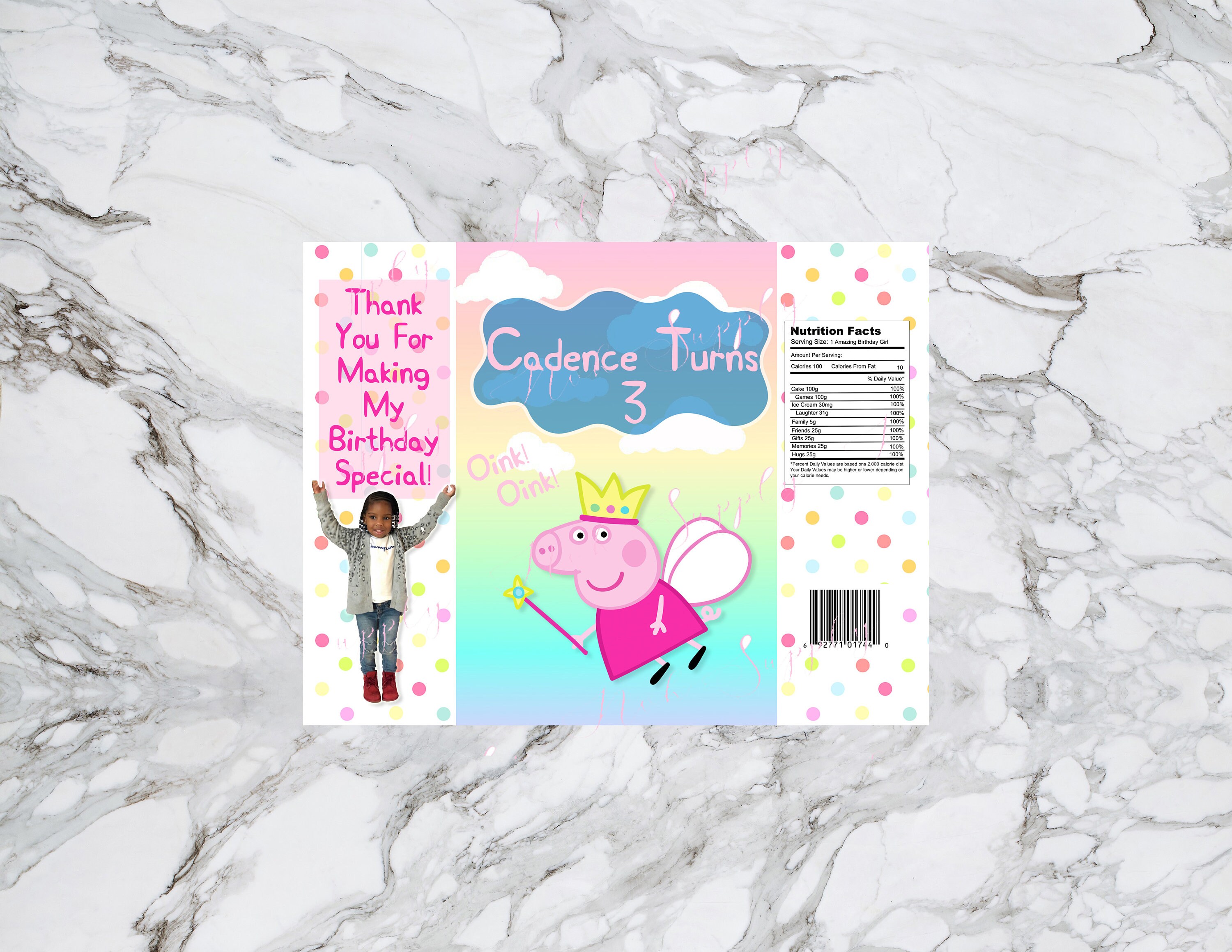 Peppa Pig Chip Bag Peppa Pig Favors Peppa Pig Birthday Etsy