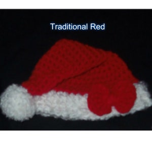 Crochet Baby Santa Hat