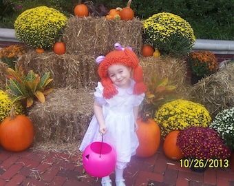 Cabbage Patch Crocheted Wig