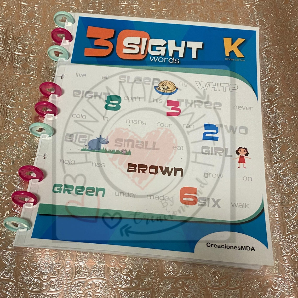 Printable Sightwords Workbook - Etsy