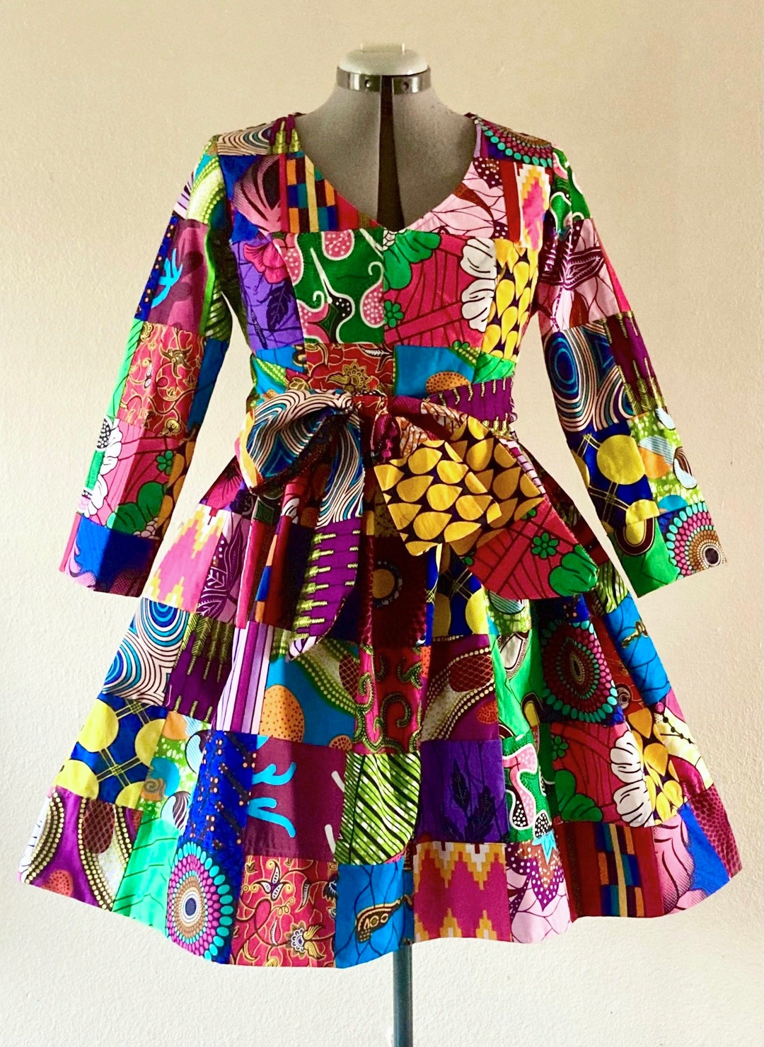 CITYSHOP AFRICAN WAX PRINT DRESS：ワンピース CITYSHOP（シティーショップ）の「AFRICAN WAX PRINT DRESS
