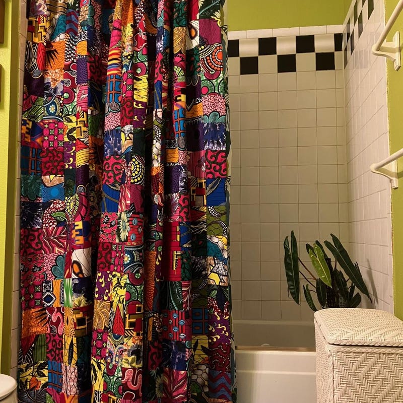 Black Man Africa Shower Curtain Naturally King DT02 main image 1
