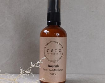 Nutrir - Hidratante facial y corporal. Crema para después del afeitado.