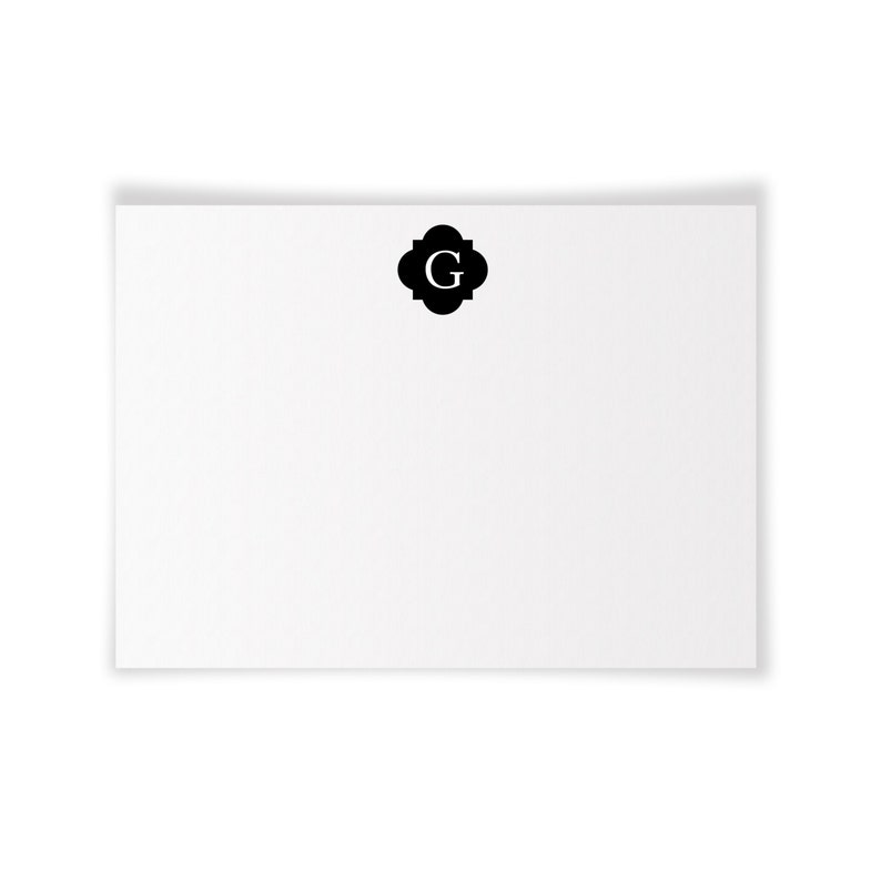 G Monogrammed Printable Notecard photograph regarding Printable Notecard known as G Monogrammed Printable Notecard