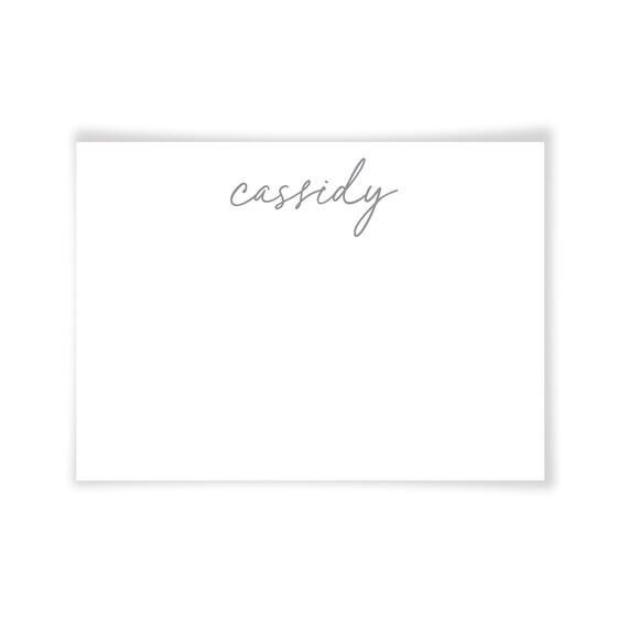 CASSIDY | Printable Note Card