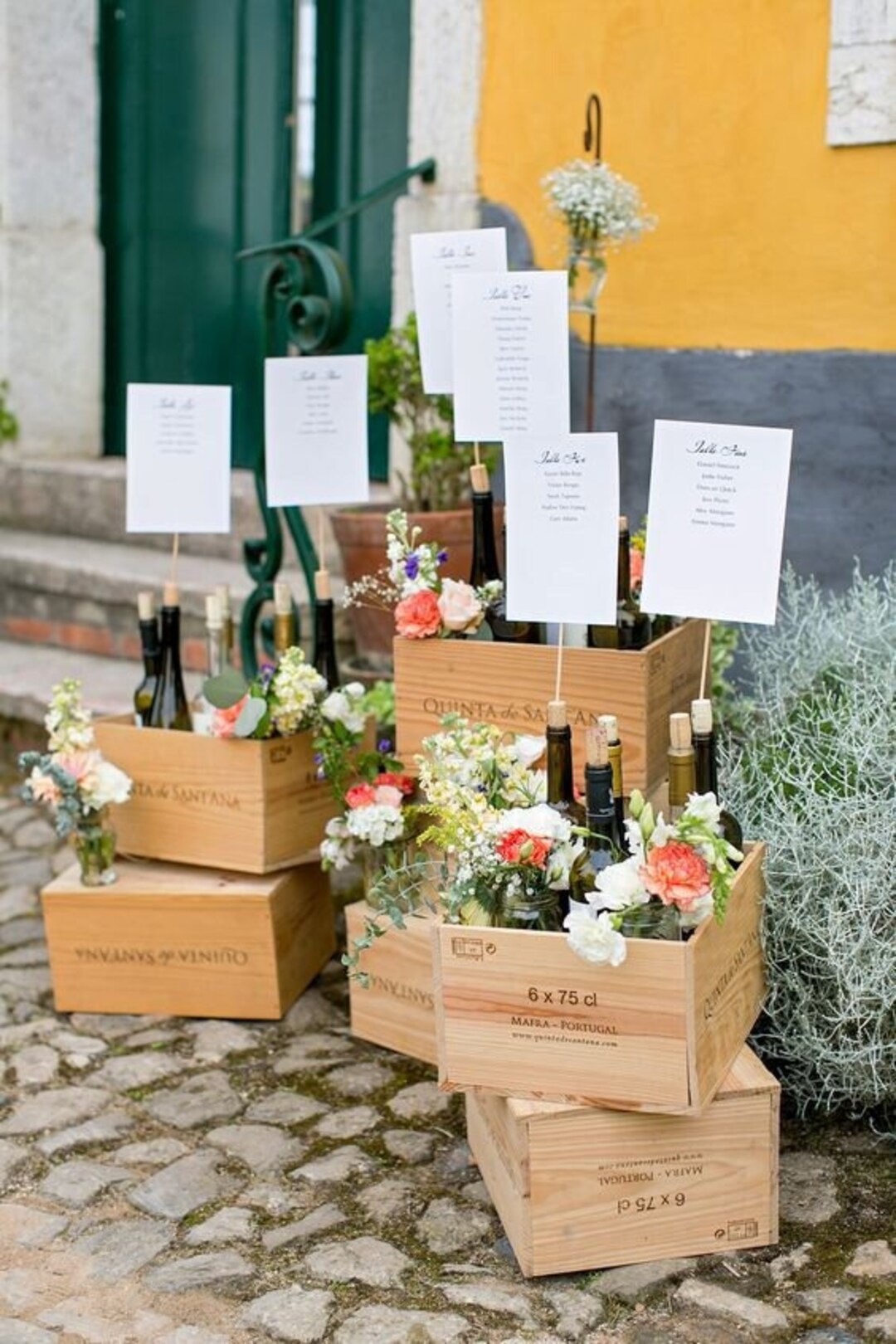 1 French Wine Crates 6btl, Wood Crates, Rustic Wedding Decor, Gift Card ...