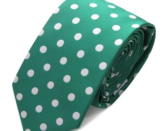 Luce verde grigio pois cravatta /Polka Dots Tie/Costume cravatta/matrimonio cravatta/Wedding Idea/sposo/Bestmen GROOMSMEN maschile