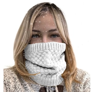 Women&#39;s Neck Warmer for Cold Weather - Pink, Gray, Black etc, Adult One Size, Plus Sizes
