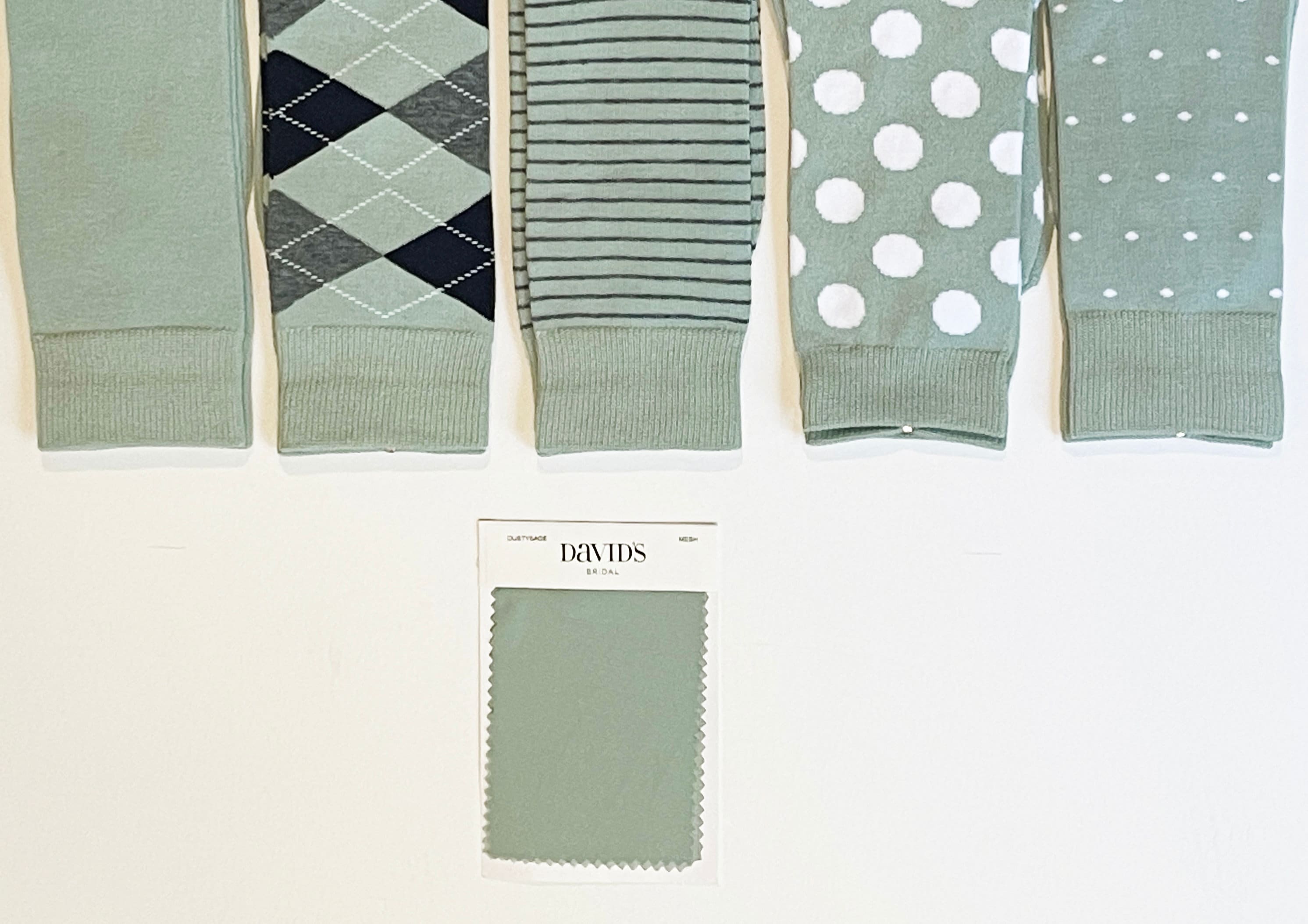 mens sage green dress socks Dusty Socks: Cotton Blend Groomsmen Crew socks