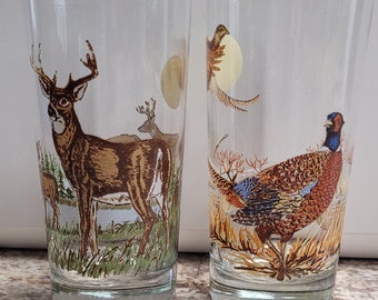 Irvine Oil Limited Collectible Glasses-Vintage 1987 Irvine Oil Ltd. Glassware