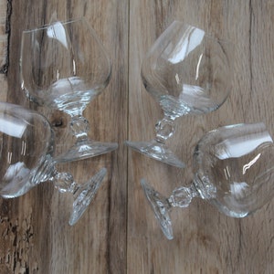 Vintage Crystal Brandy Glasses - Vintage Cognac Glasses - Crystal Liqueur Glasses - Vintage Cognac Glasses-Crystal Cocktail Glasses