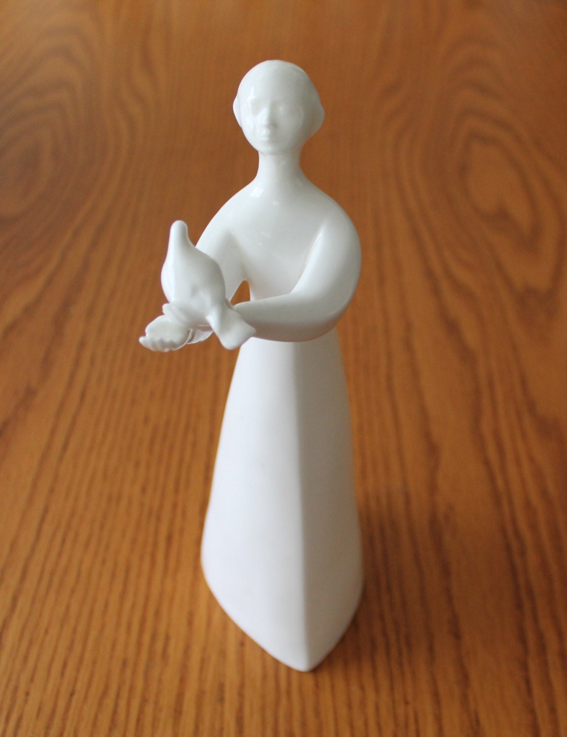 Vintage Royal Doulton Figurine Peace Pure White Etsy
