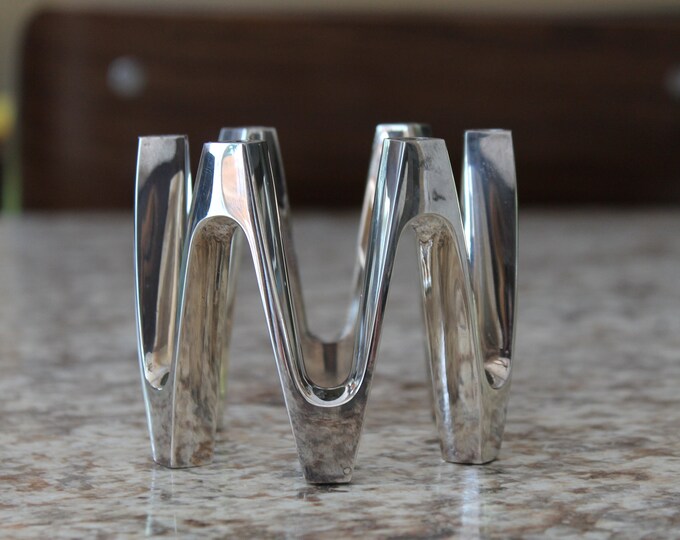 Quistgaard Scandinavian Candle Holder Dansk Designs Crown Tall Taper