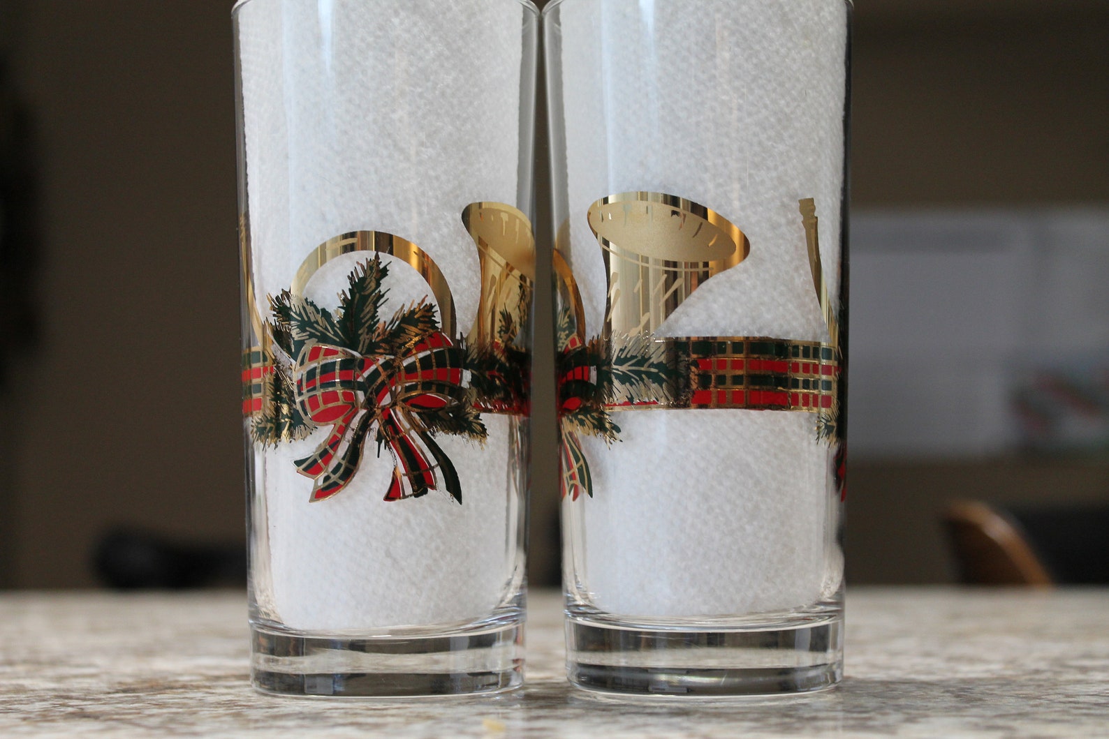 Vintage Christmas Glassware Holiday Glassware Vintage Etsy