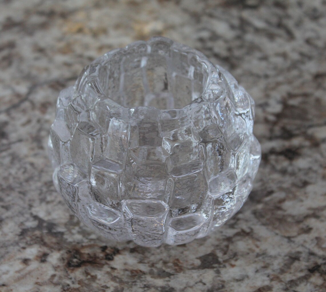 Vintage Kosta Boda Candle Holder Swedish Candle Holder Mid Etsy